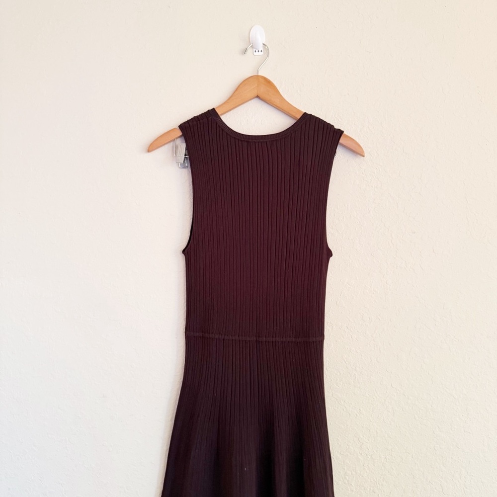 Z Supply Elba Java Brown Midi Dress Size Large - Picture 7 of 8